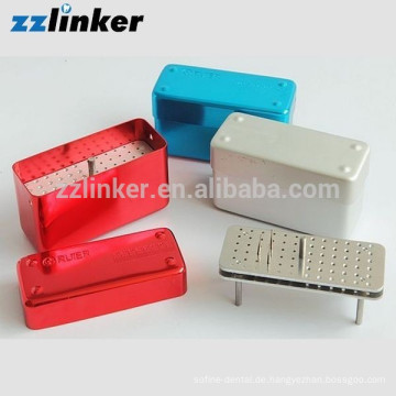 ZZLINKER 72 Löcher Dental Bur Block Lagerung Desinfektion Box Halter